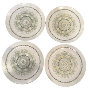 Vintage Noritake Japan Palos Verde Design #9020 Dinner‎ Plates Set of 4